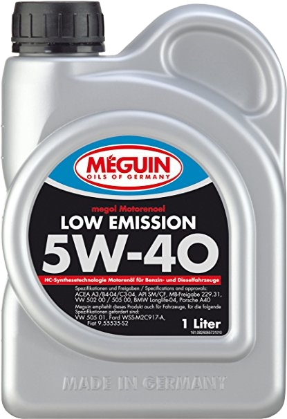 Моторное масло MEGUIN Megol Low Emission 5W-40, 1л